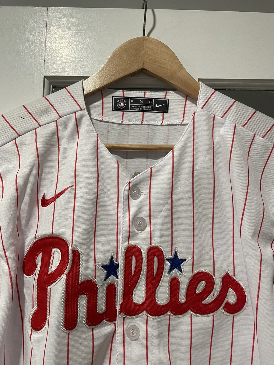 Philadelphia Phillies 3 Bryce Harper White Home Jersey Youth XL