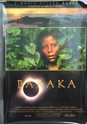 Baraka Original Single Sided Movie Poster 1992 Ron fricke 
