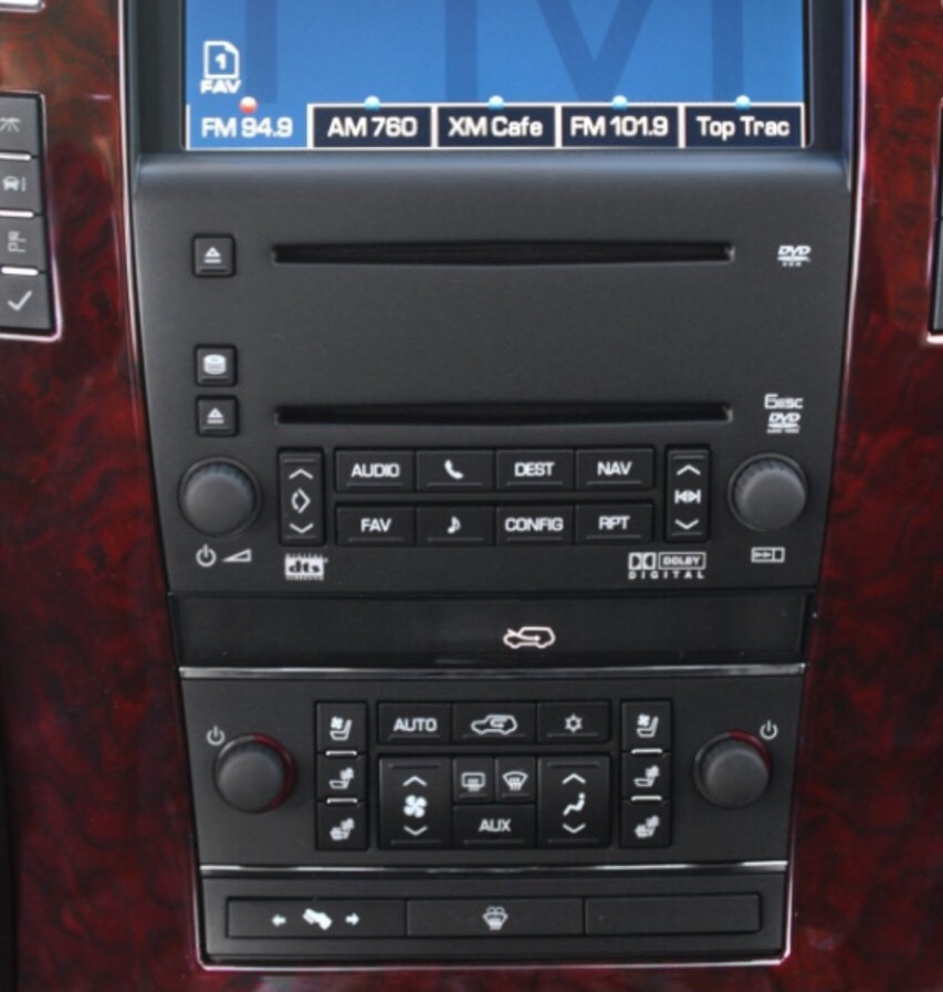 07-14 Cadillac Escalade ESV Stereo Radio Navigation Button Repair
