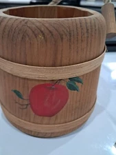 VINTAGE ~ Primitive Apple Tree~ Pantry Box ~No Lid