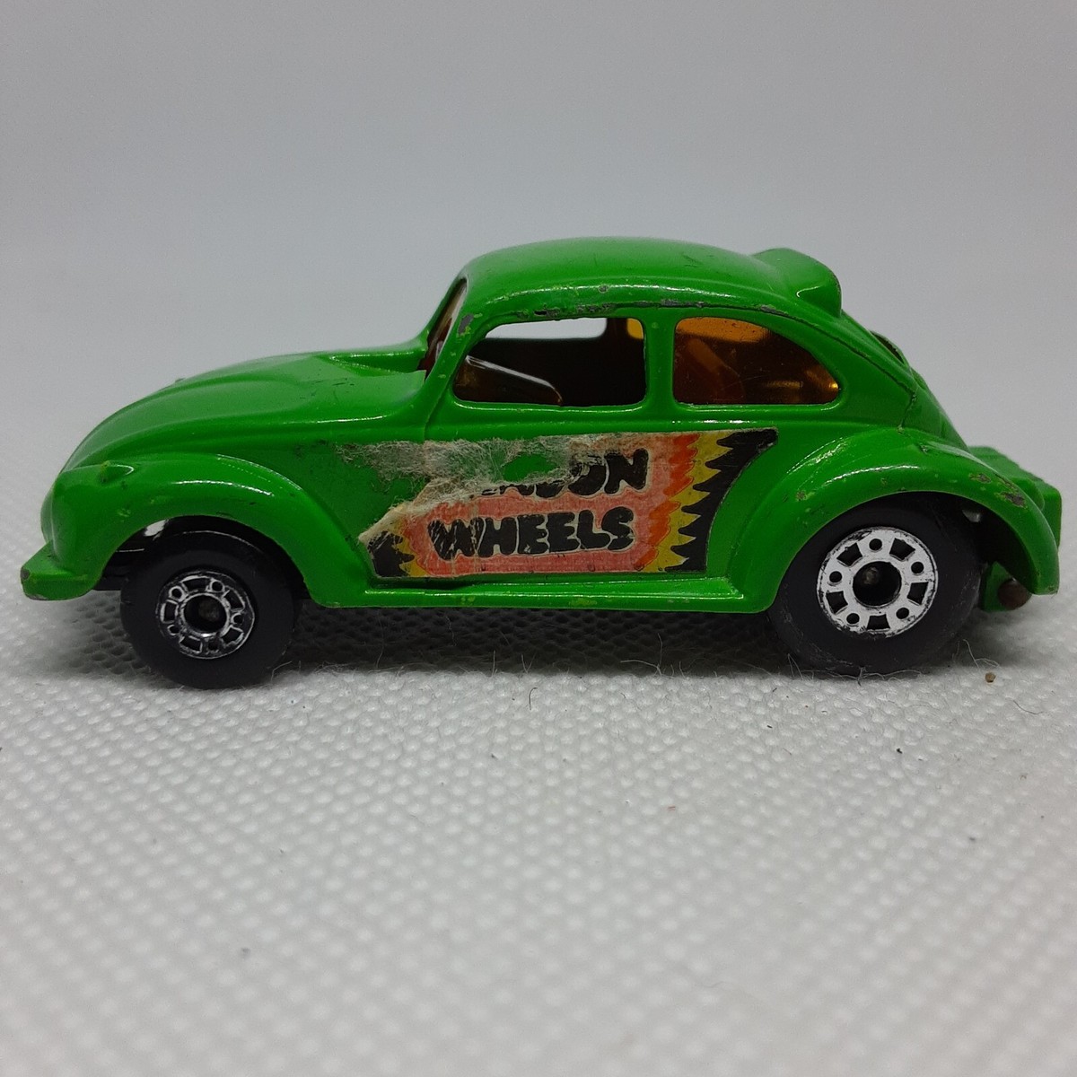 Lesney Matchbox Superfast Dragon Wheels VW No.43 1972 Lime Green