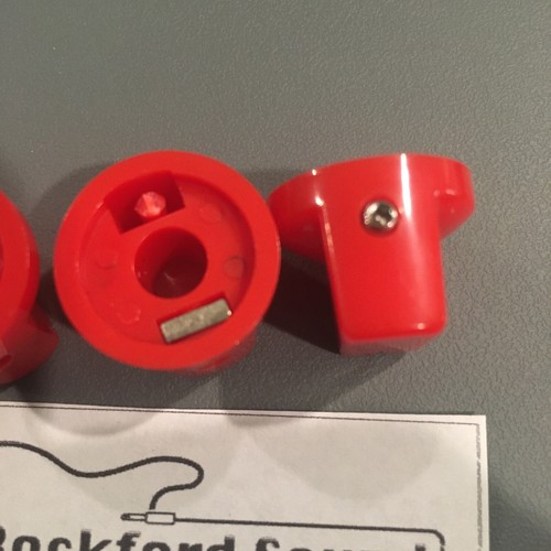 RED Guitar Pedal Knob w/Set Screw Davies 1510 Style Effects Pedal