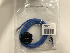 Blue Cat5e 350MHz Patch Ethernet Cable 7 Feet, Gold 75032   Lot of 5 Cables