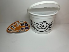 McDonalds Happy Meal 2022 Halloween Bucket Pail w/ Stickers - White Mummy