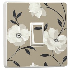 2-Pack Stone Floral Light Switch Sticker vinyl Arthouse Opera Charleston cover