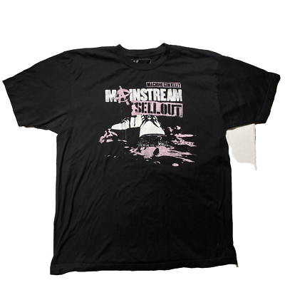 Machine Gun Kelly Mainstream Sellout Tour T Shirt Black Pink 2022 Mens XL