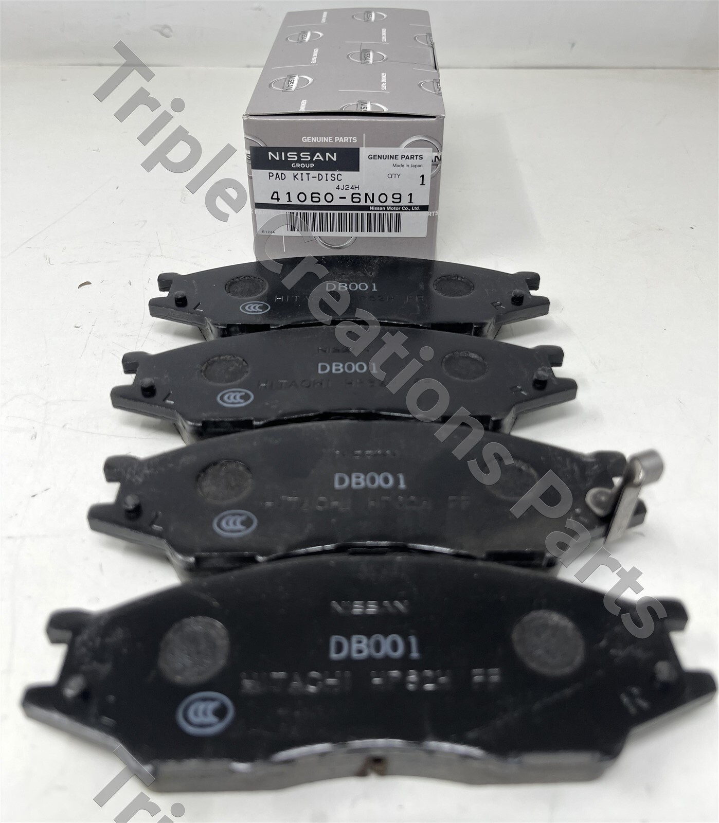 41060-6N091 Genuine Nissan Infiniti Pad Kit-Disc Brake Front 410606N091 OEM