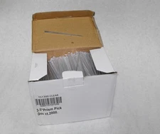 2000 piece 3.5" CLEAR PRISM PICKS  Cocktail Martini Olive Sword Stirrer Flair