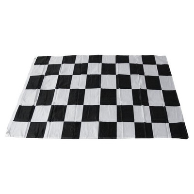 Handgehaltene Rennfahnen Checkered Racing Flagge Polyester Karierte