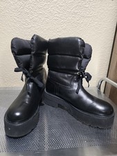 Stuart Weitzman $650 Tyler Ultralift Leather Bootie Black Women's Size 6