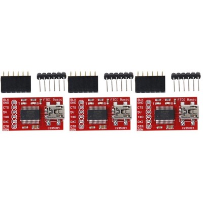 3PCS FT232RL FTDI USB2.0 zum TTL Serial Converter Adaptermodul kompatibel für
