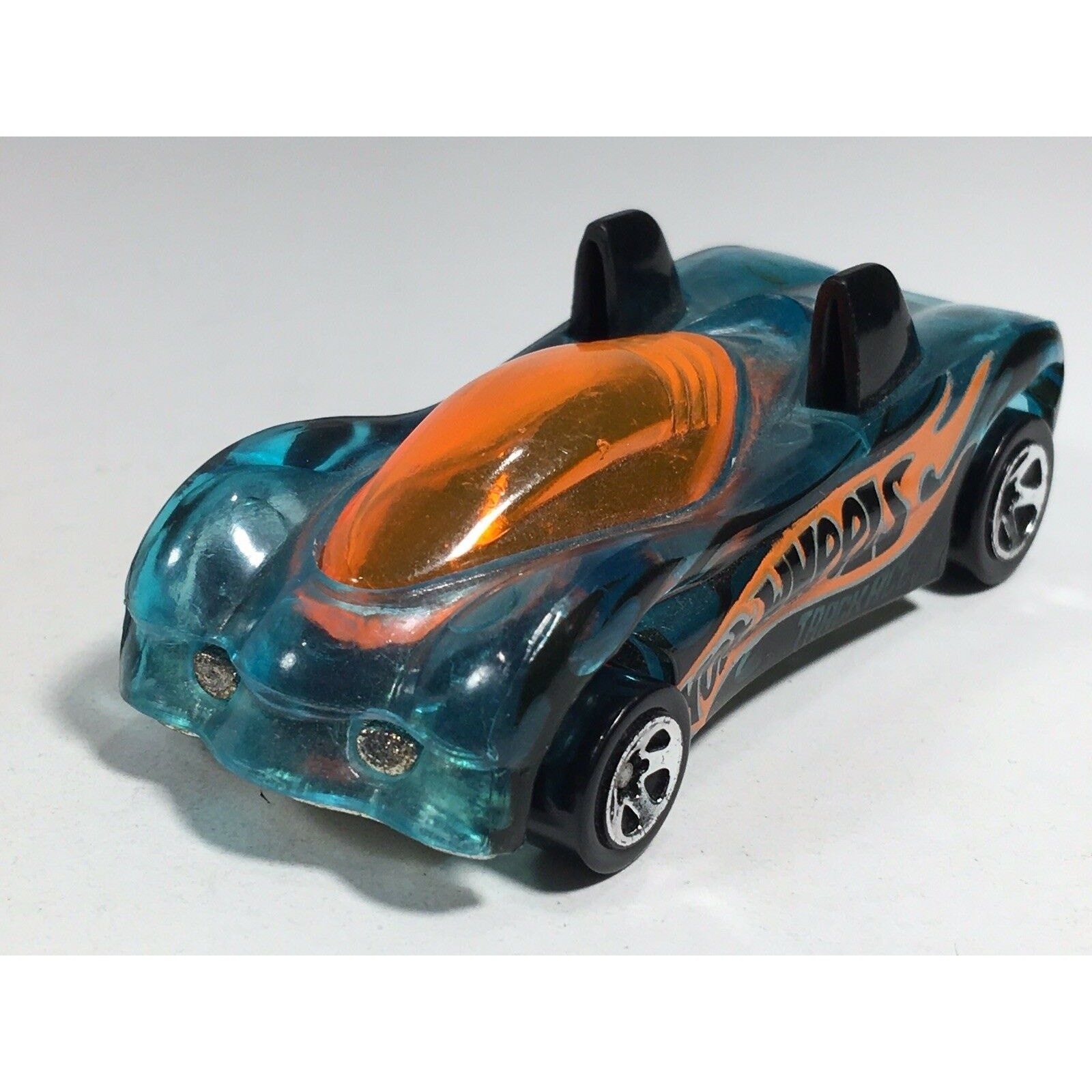 Hot Wheels 2005 Power Pipes Translucent Blue HW Track Aces Series Thailand Loose
