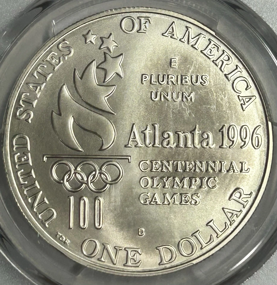 1996-D $1 XXVI Olympiad Rowing Silver Dollar (PCGS MS70) YH15639JM - Image 4 of 4