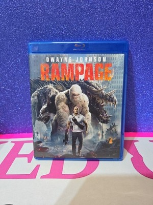 Rampage (Blu-ray, 2018) Dwayne Johnson  