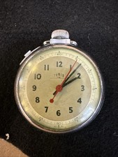 Vintage Tower Mechanical Pocket Watch Stop Lever Runs Crown Issue