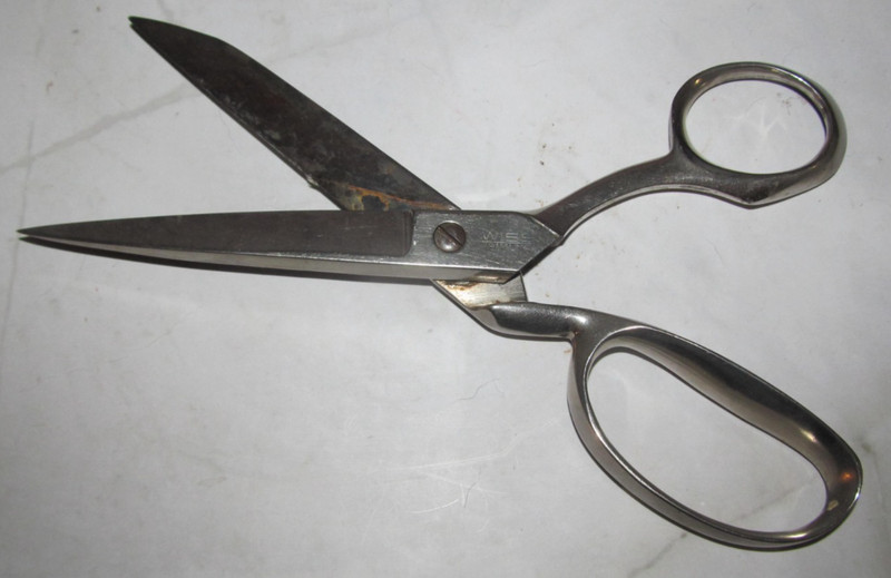 Vintage Wiss Trimline Scissors 7 inches 4127 USA Sewing Crafts Shears
