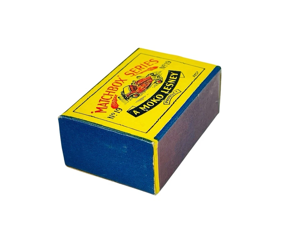 Matchbox Moko Lesney No. Coche deportivo Midget 19a MG vacío caja B1 solamente Foto 4 de 4