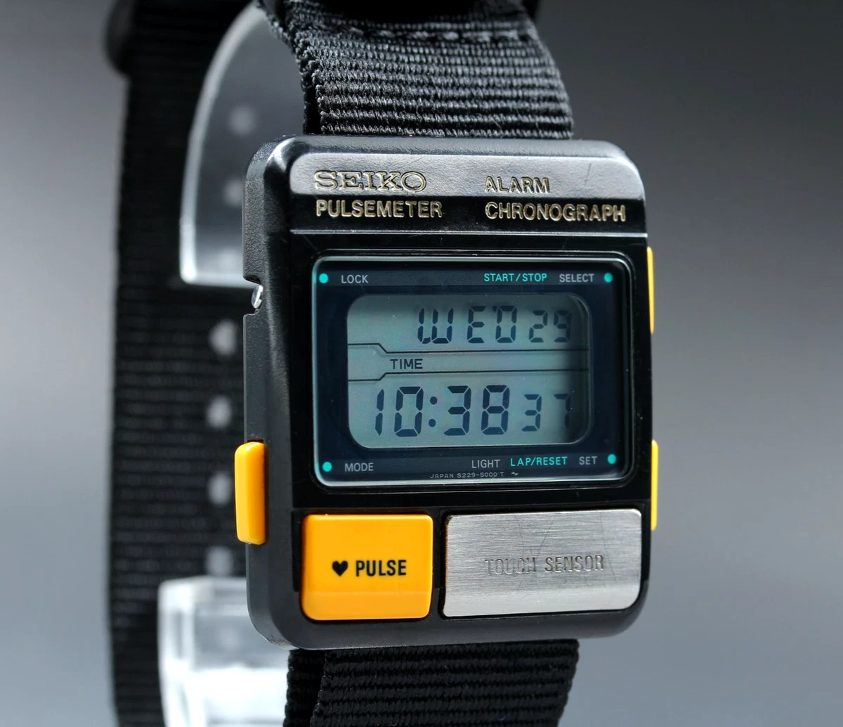 f*n様 SEIKO PULSEMETER デジタル腕時計 Las mejores ofertas en Relojes de pulsera digital Seiko 5 | eBay