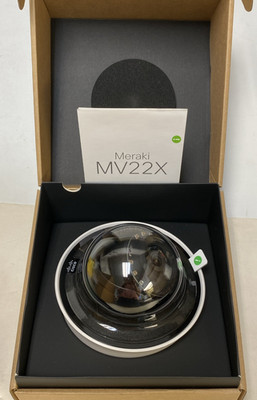 Cisco Meraki MV22X-HW Varifocal Indoor HD Dome Camera 512GB Storage Unclaimed