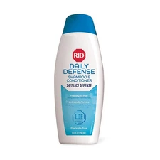RID Daily Defense Shampoo Conditioner 10.1oz Lice Prevention and Hair Care