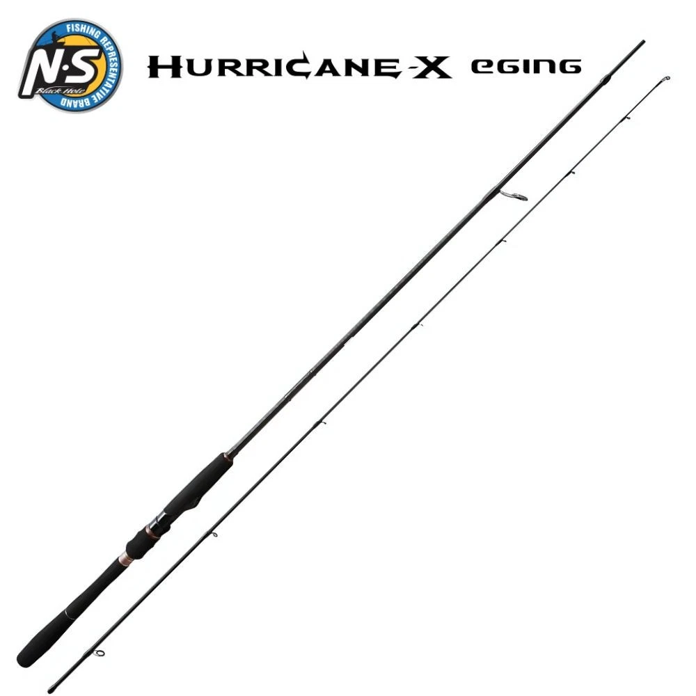 NS BLACK HOLE Squid Fishing Spinning Rod Hurricane-X EGING ES-722ML Tip Run