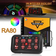 AUXBEAM RA80 Lights Bar RGB 8 Gang Switch Panel Multifunction System Control