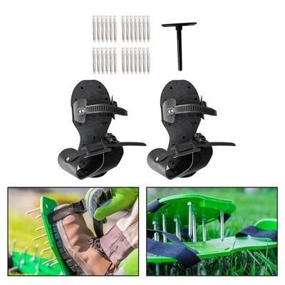 2x Rasen Belüfter Schuhe Belüften Spikes Belüften Sandalen für Terrasse Gras