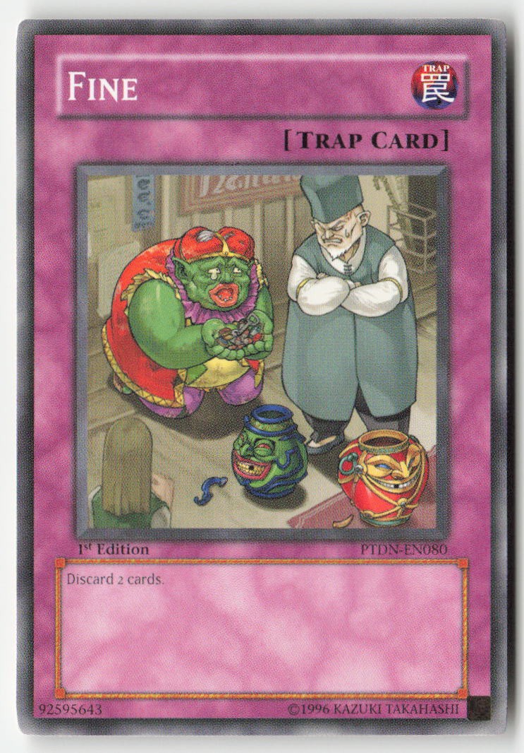 Yugioh - Fine PTDN-EN080 1st Edition - Common