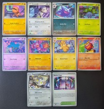 10x Set Pokemon Phantasmal Flames "Journey To The Battle Cage" Connecting Art