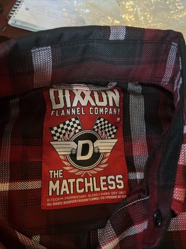 Dixxon Flannel Company Matchless Men’s Flannel Shirt M New In Bag - Picture 6 of 7