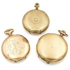 1912 to 1921 Elgin Illinois 12s to 16s 7j to 17j Pocket Watch Lot of 3 #WB5117-4 — photo 3
