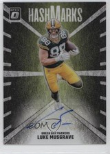 2024 Panini Donruss Optic Hash Marks Luke Musgrave #HM-LME Auto 1f60