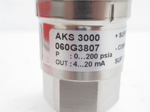 243841 New-No Box; Danfoss 060G3807 Pressure Sensor AKS-3000; 0-200psia 4-20mA - Picture 3 of 6