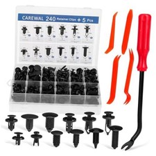 240 Pcs Bumper Clips Car Clips Plastic Rivets of 240PCS Retainer Clips 5Remover