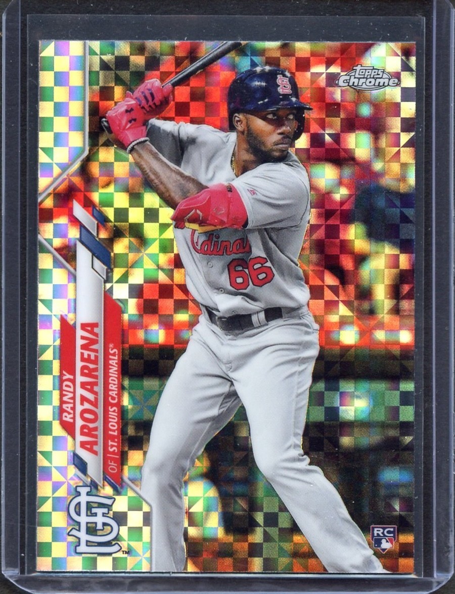 Randy Arozarena Rookie RC 2020 Topps Chrome X-FRACTOR #49 St. Louis Cardinals