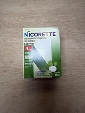 NEW FRESH Nicorette 4mg Lozenge; Count 72 Lozenges Mint Exp 01/2027