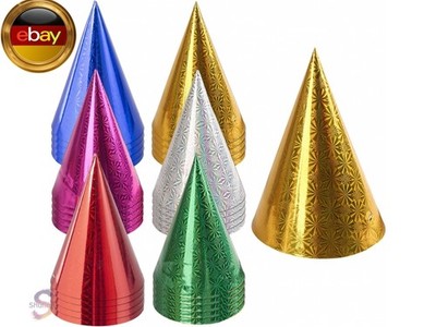 30 Stück Partyhüte, Partyhüte Kindergeburtstag, Bunte Papier Party Deko Hü
