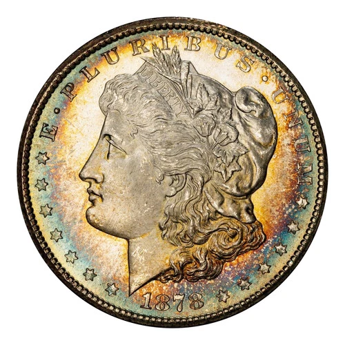 1878-CC Morgan Dollar PCGS MS65+ CAC Toner