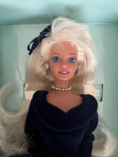 1995 AVON EXCLUSIVE SPECIAL EDITION WINTER VELVET BARBIE FIRST IN A SERIES