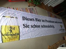 Schwarzbräu Zusmarshausen  Brauerei Grill Bierzelt Fahne Banner Flagge Bier 