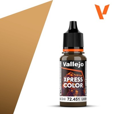 Vallejo Xpress Colors Khaki Drill Miniaturen bemalen Tabletop Warhammer Fantasy