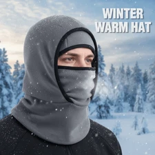 Polar Fleece Outdoor Warm Hat Scarf Cycling Mask Winter Sports Skiing Headgear
