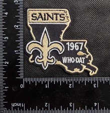 NEW ORLEANS SAINTS NFL FOOTBALL IRON ON EMBROIDERED PATCH SEE PHOTOS