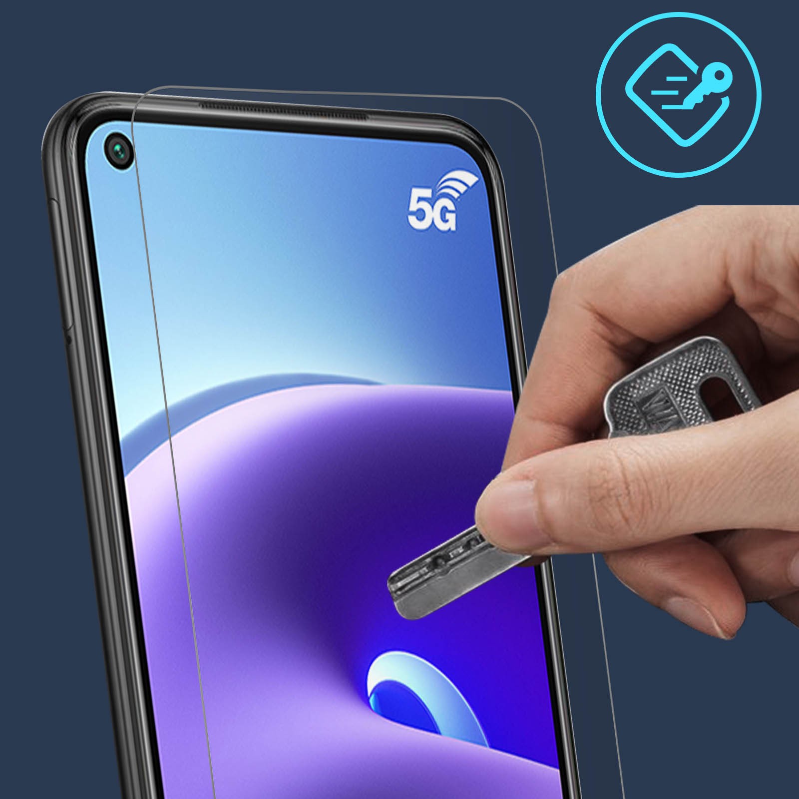 Verre trempé pour Redmi Note 9T vitre de protection pour chantier - 3