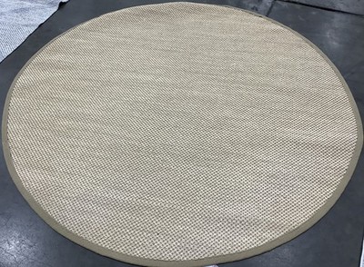 MAIZE / LINEN 6'-0'' x 6'-0'' Broken Thread Rug Reduced Price 1172682261 NF141B-6R