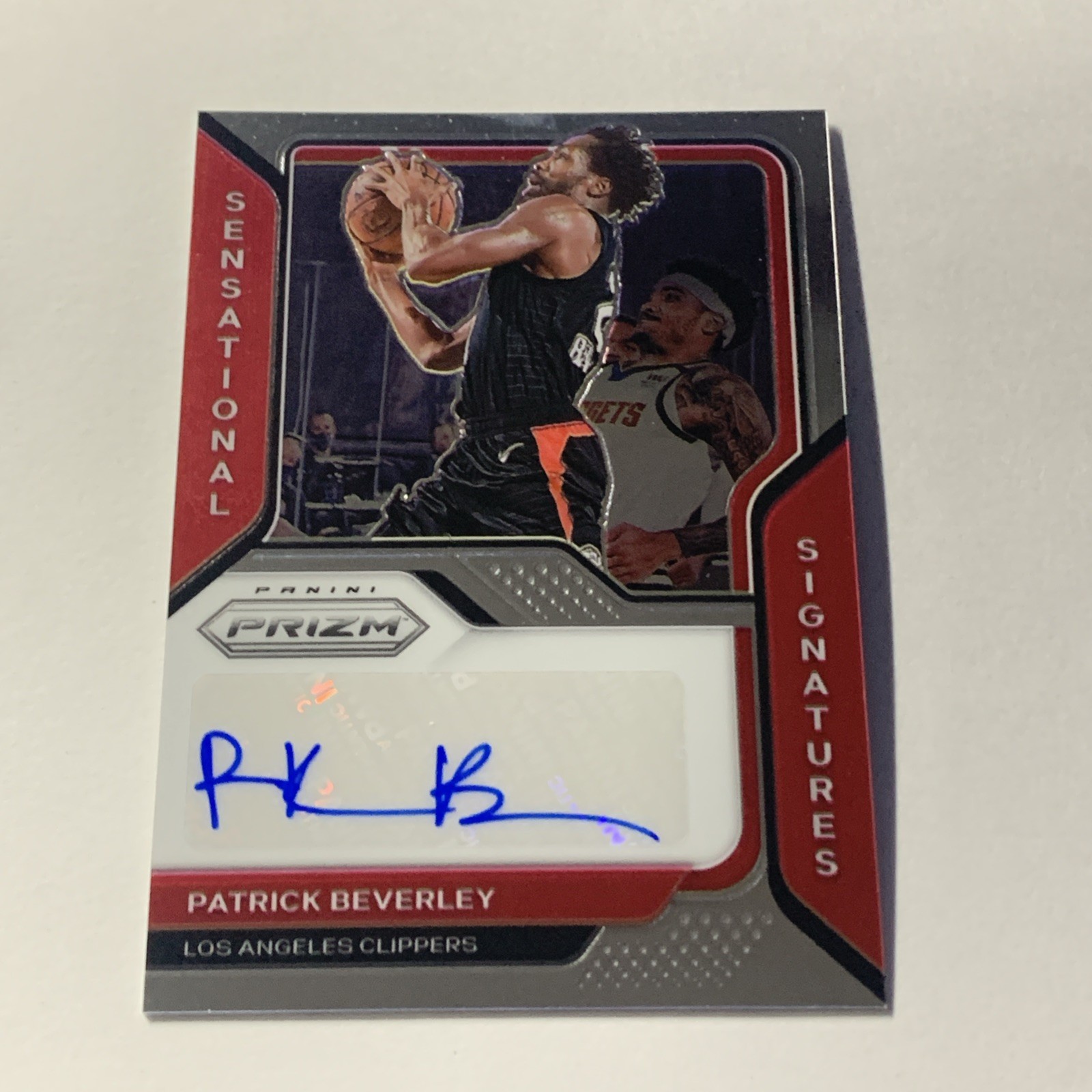 2020-21 Panini Prizm #SS-PBV Patrick Beverley Sensational Signatures Auto