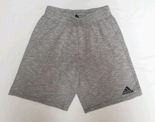 Adidas Shorts Boys Youth Size Large 14-16 Sweat Shorts Fleece Cotton Gray