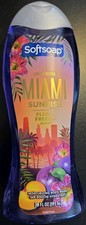 4x Softsoap Limited Edition Miami Sunrise Plum Freesia Body Wash 20 OZ Case