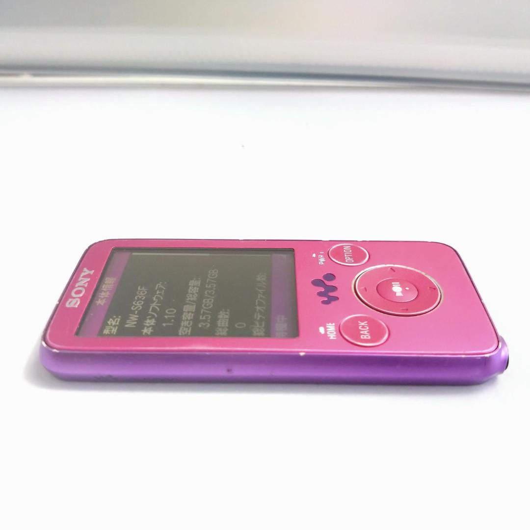 Sony Walkman NW-S636F 4GB MP3 Music Player Pink Used Tested
