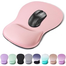 Mouse Pad Wrist Support, Ergonomic Mousepad with Memory Foam Wrist Rest Cushi...